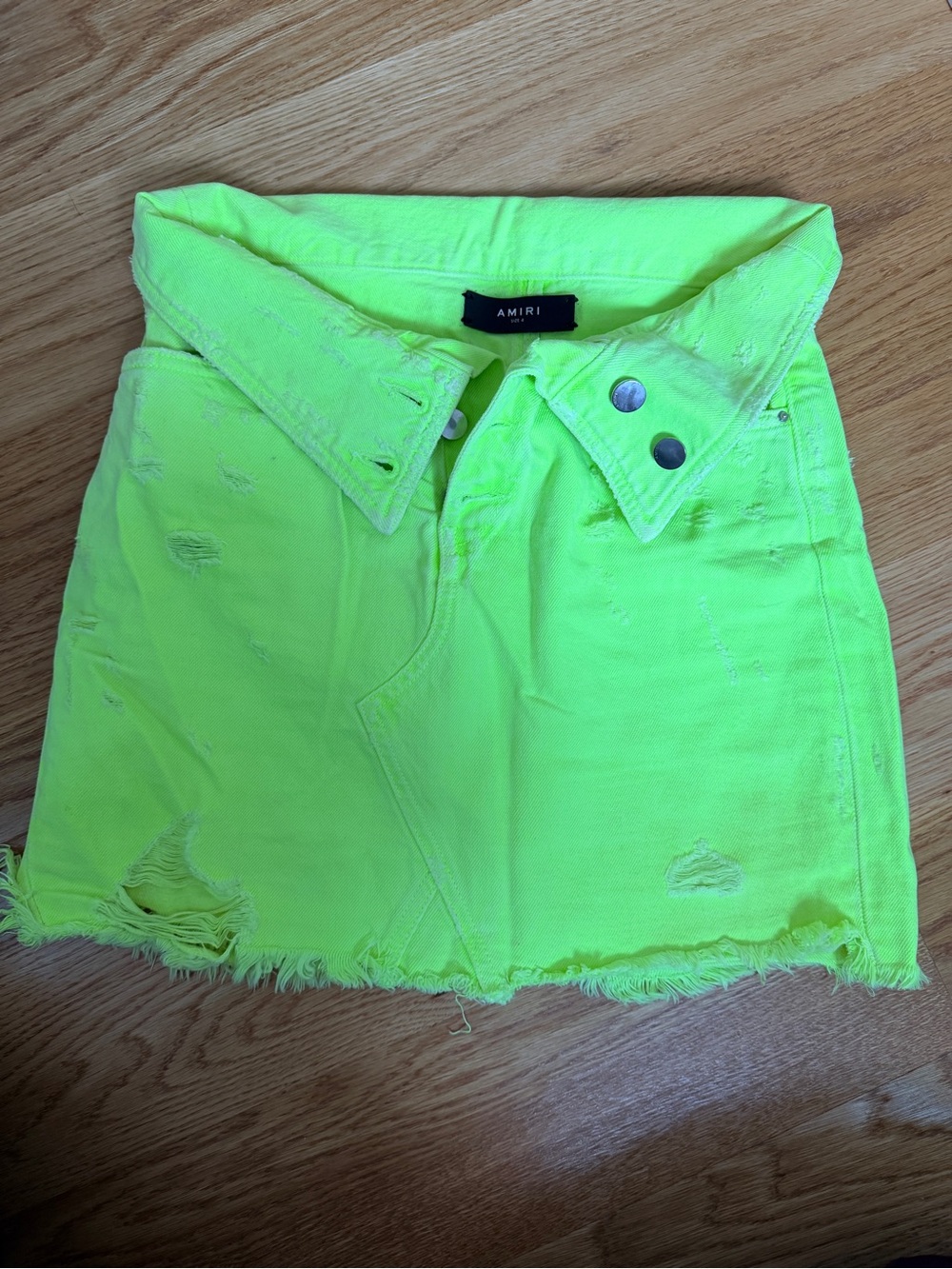 AMIRI Neon Lime Cotton Jacket